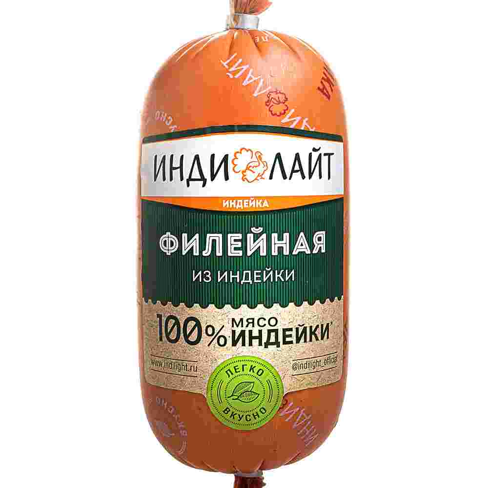 картинка Инди ИЗ ФИЛЕ индейки со сливками 400гр ШТУЧНЫЙ СИНЯЯ от нашего магазина