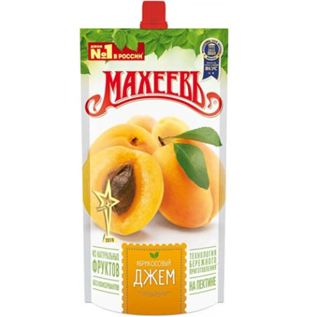 картинка Махеев Дой пак АБРИКОС джем 300г от нашего магазина