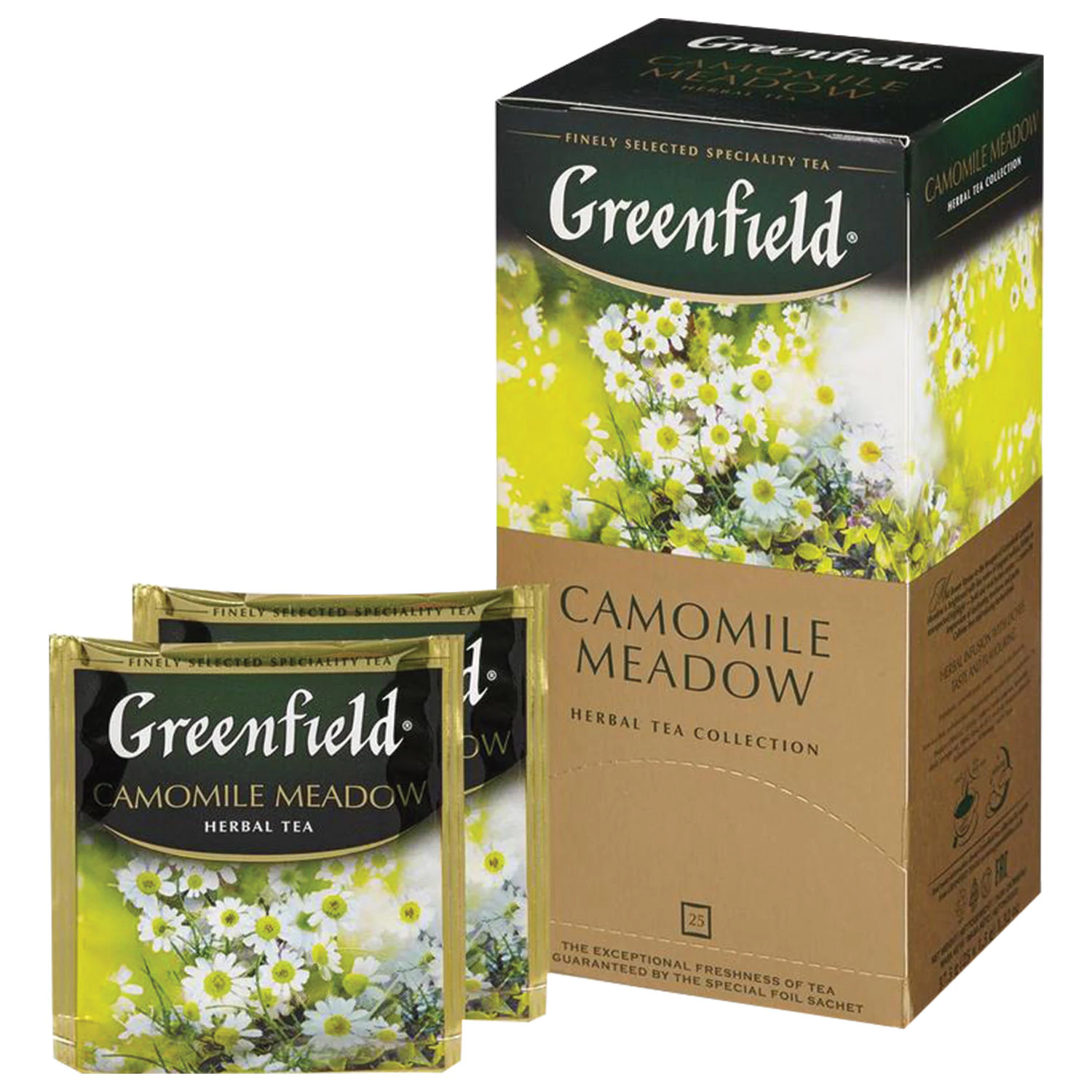 картинка Гринфилд ПАКЕТ Camomile Meadow Травяной Ромашка 25шт от нашего магазина