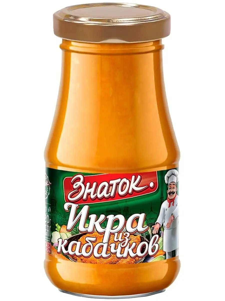картинка Знаток Икра Кабачковая 520гр Стекло от нашего магазина