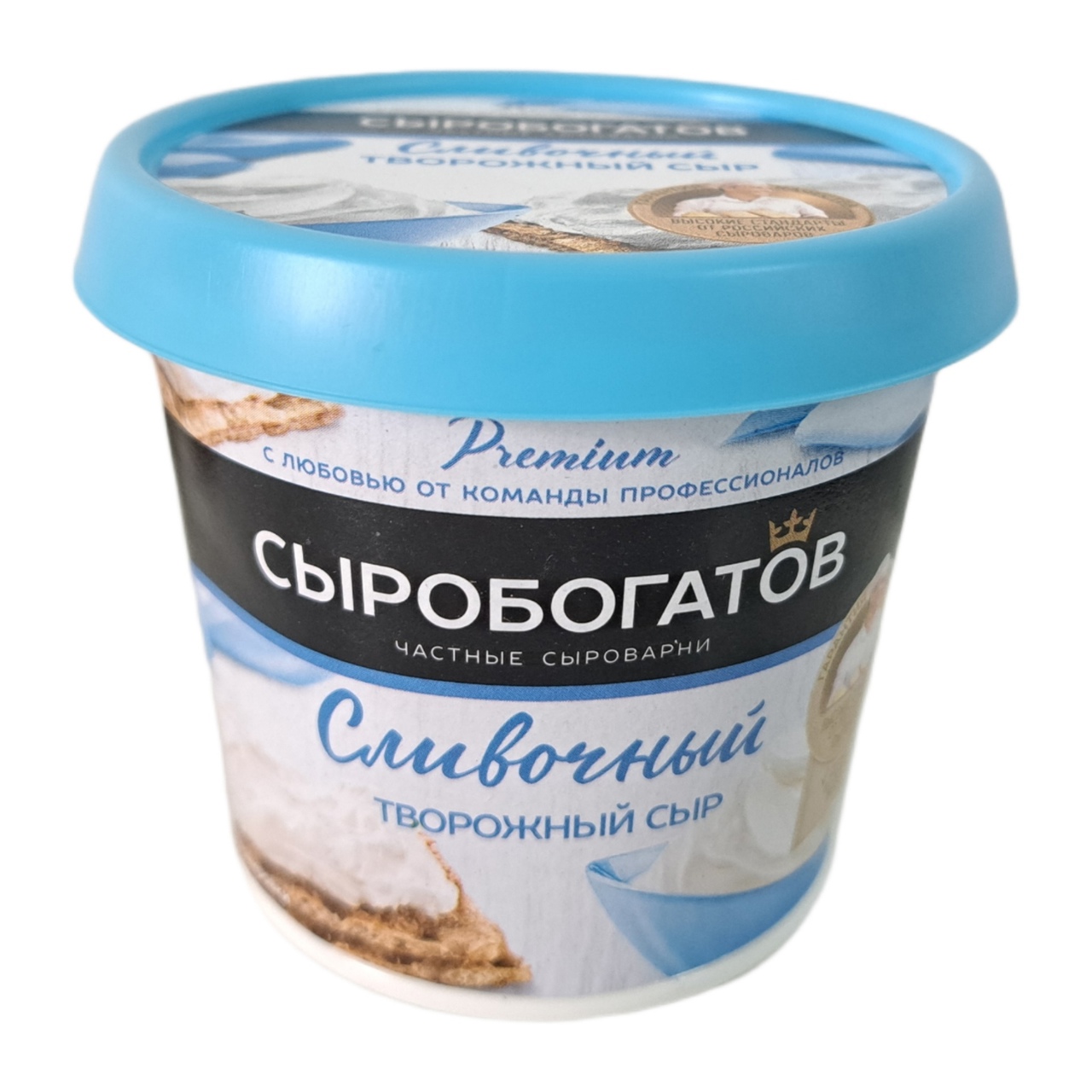 картинка СЫРОБОГАТ ТВОРОЖНЫЙ Сливочный 65% (140г) сыр от нашего магазина