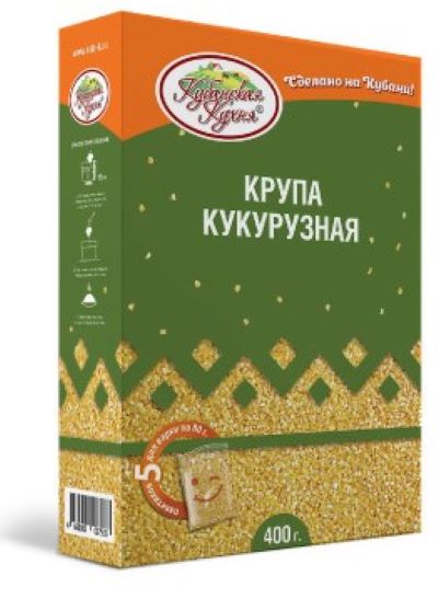 картинка Кубанс Кухня КУКУРУЗНАЯ вар пакеты 5 шт 400гр от нашего магазина