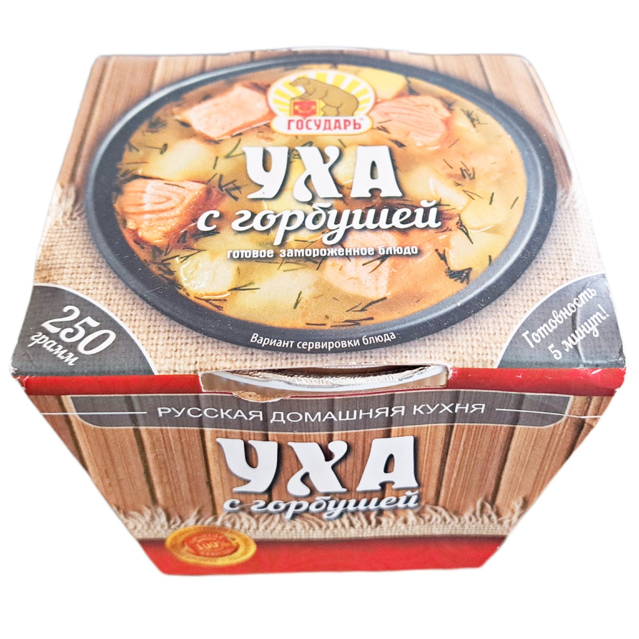 картинка Государь суп УХА С ГОРБУШЕЙ (250г) от нашего магазина