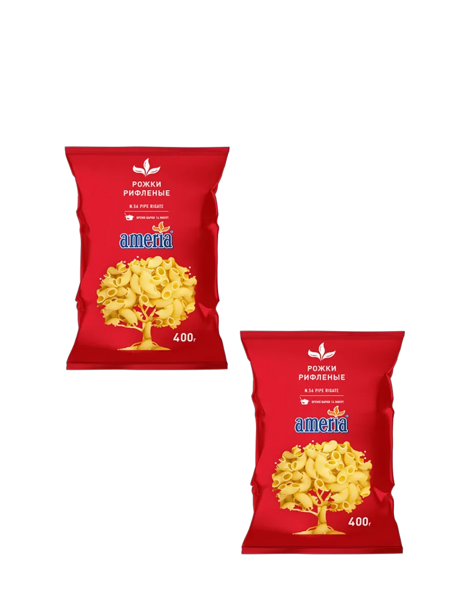 картинка Америя Рожки рифлен (№056) 400гр макароны от нашего магазина