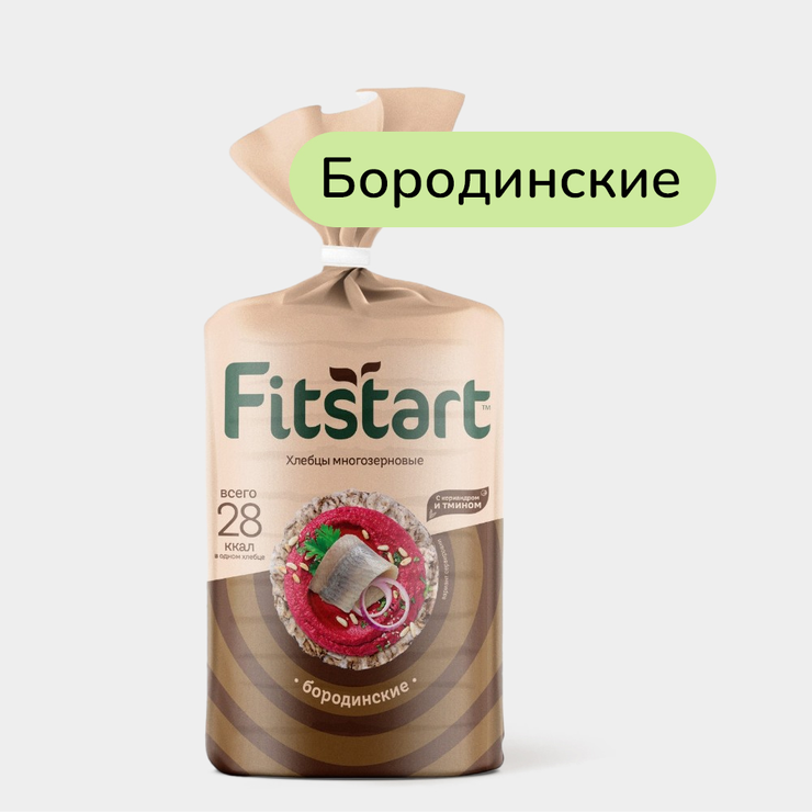 картинка Фитстарт Хлебцы БОРОДИНСКИЕ 90гр от нашего магазина