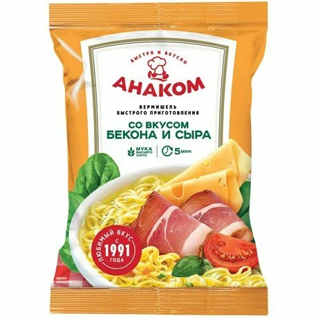 картинка Анаком Вермишель БЕКОН СЫР 60г от нашего магазина