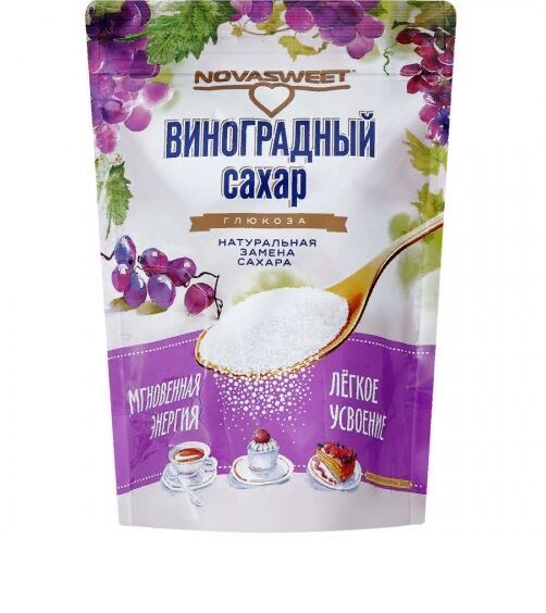 картинка Новасвит Глюкоза Виноградный сахар 400гр от нашего магазина