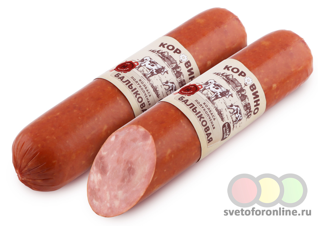 картинка Коровино Балыковая колбаса п/к Срез(вес от 400гр) от нашего магазина