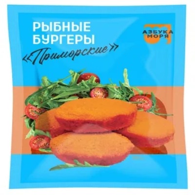 картинка Бургеры рыбные Приморские 950гр фас АЗБУКА МОРЯ от нашего магазина