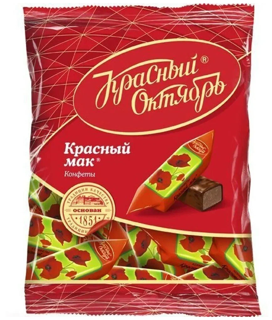 картинка Кр Окт Красный Мак 250гр ШТУЧНЫЙ от нашего магазина