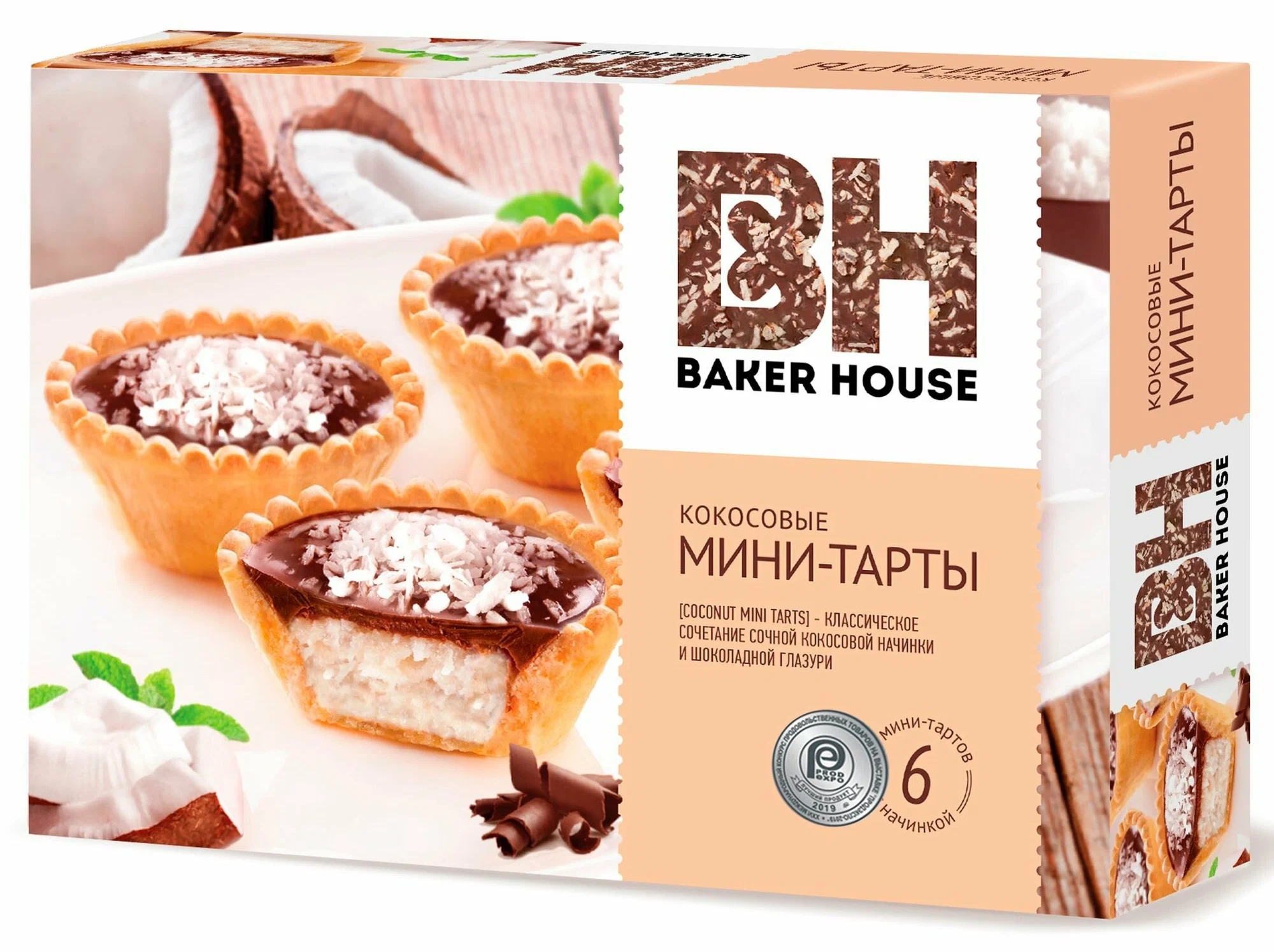 картинка ВН Тарты КОКОС Мини 240гр от нашего магазина