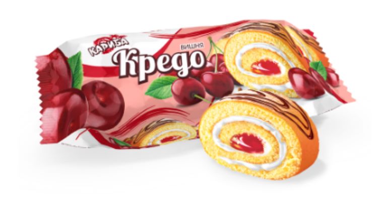 картинка Диа Кредо ВИШНЯ рулет 160гр от нашего магазина