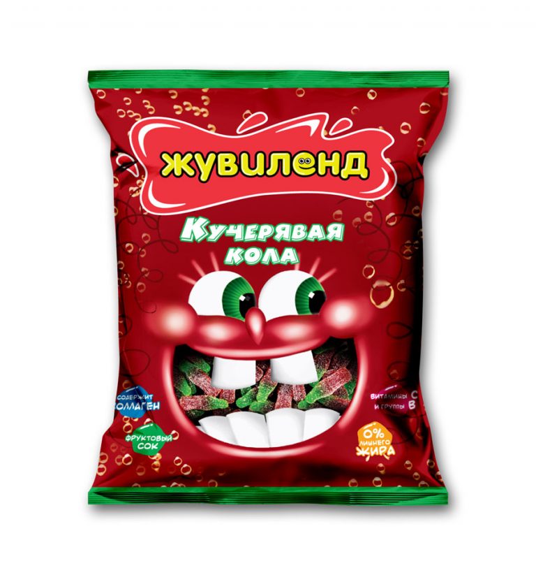 картинка Жувиленд Кучерявая кола 85г от нашего магазина