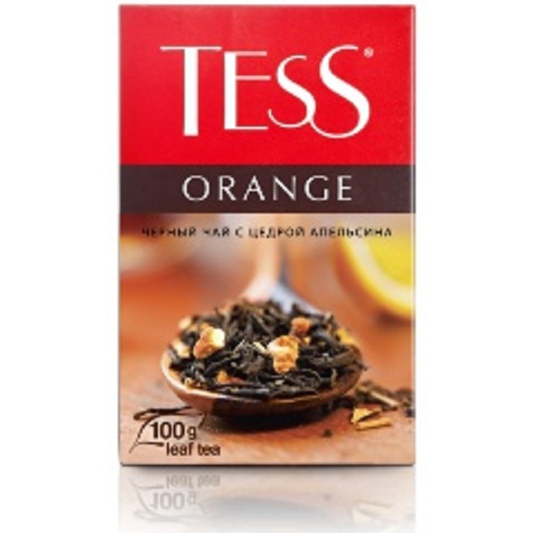 картинка ТЕС ЛИСТ ОРАНЖ 100г черный от нашего магазина