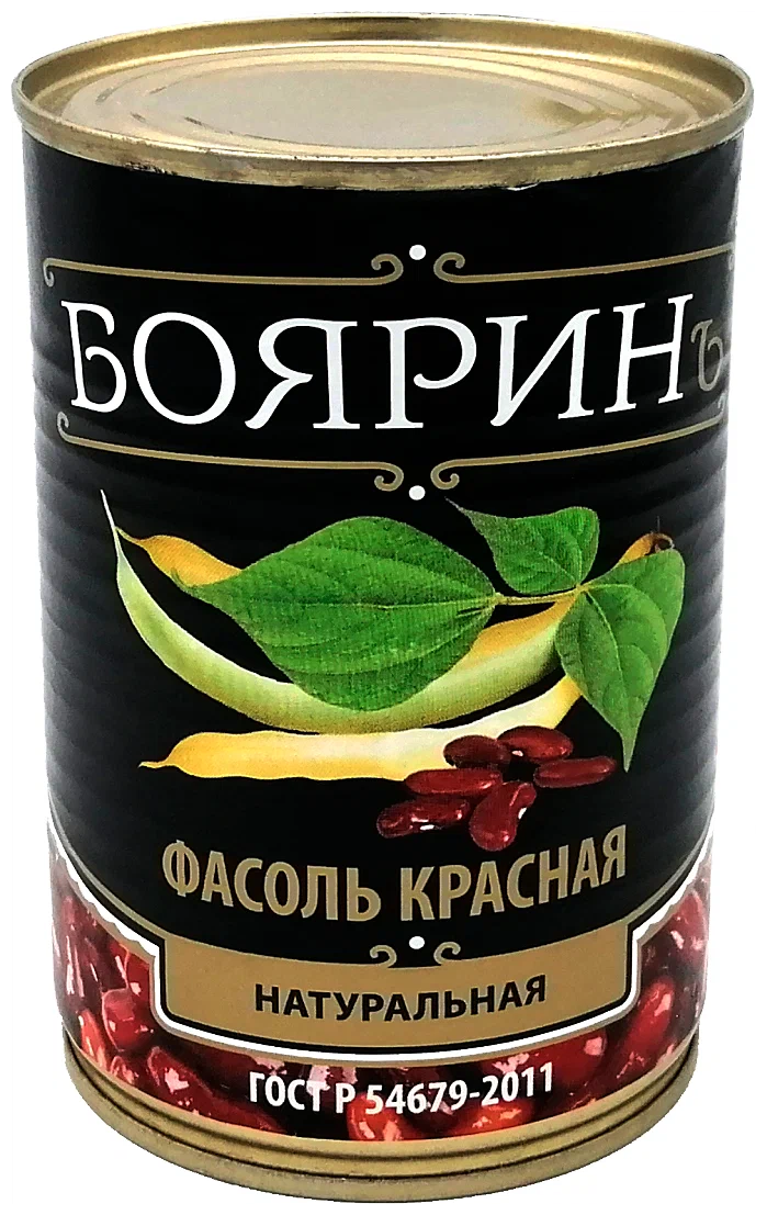 картинка Боярин Фасоль КРАСНАЯ НАТУР 425мл жб от нашего магазина