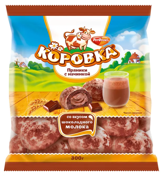 картинка Коровка ПРЯНИКИ Шоколадное Молоко 300гр от нашего магазина