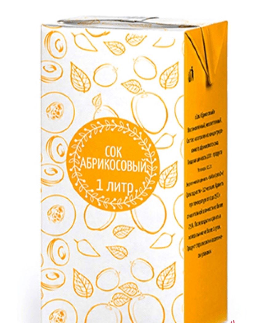 картинка Диас АБРИКОС Сок 1л белая упаковка от нашего магазина