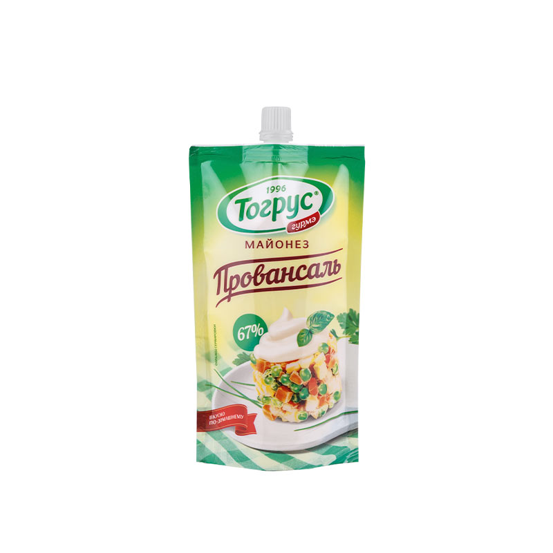 картинка Торгус Майонез Гурмэ 67% 190гр Дой Пак от нашего магазина