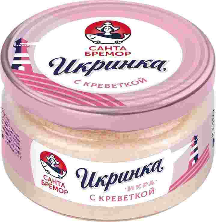 картинка Санта Бремор ИКРИНКА КРЕВЕТКА 160г от нашего магазина