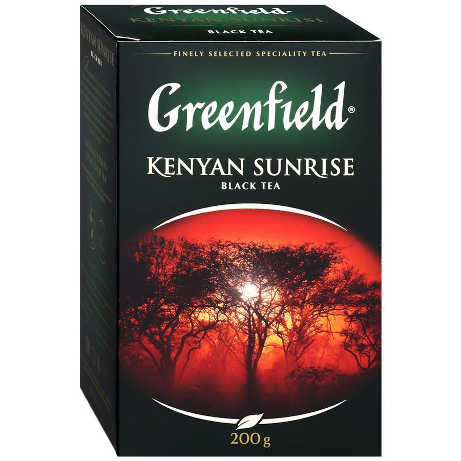 картинка Гринфилд ЛИСТ Кенийский чёрный 100 г от нашего магазина