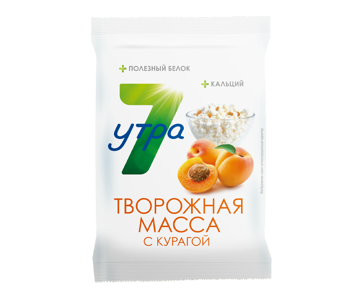 картинка Семь Масса КУРАГА творожная 5% 180гр от нашего магазина