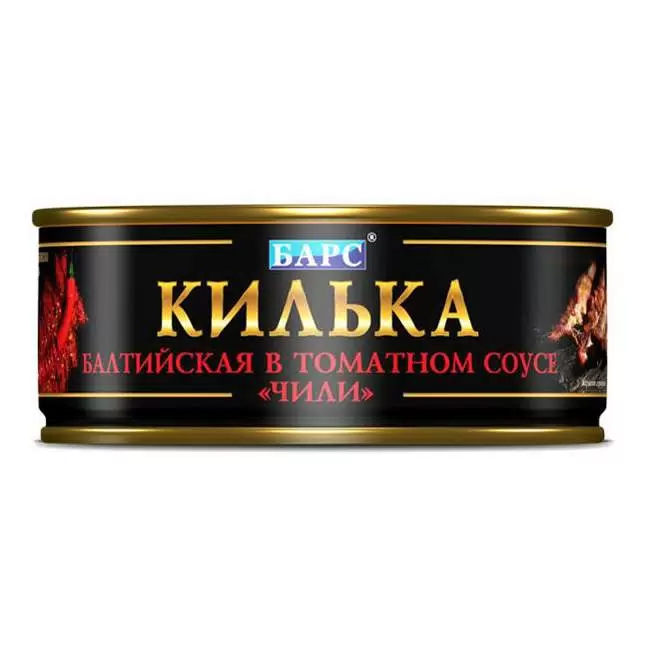 картинка Барс Килька ЧИЛИ нераздел в томат ключ 250гр от нашего магазина