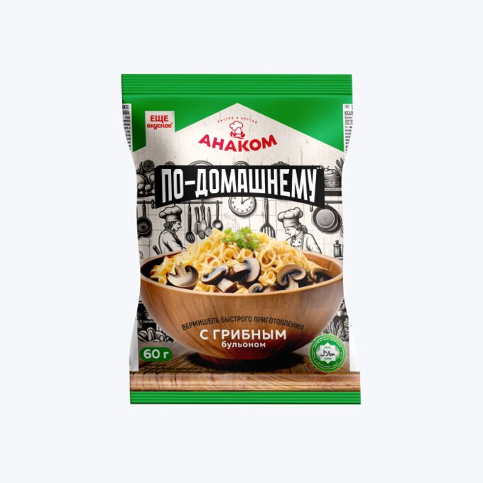 картинка Анаком Вермишель ГРИБЫ 60г от нашего магазина
