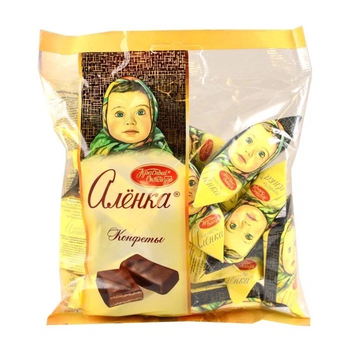 картинка Аленка КОНФЕТЫ Вафельные мол орех пралин 250гр ШТУЧНЫЙ от нашего магазина