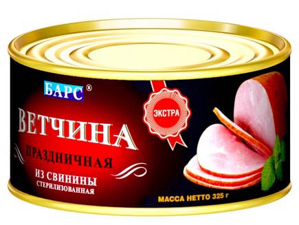 картинка Барс Ветчина ПРАЗДНИЧНАЯ свиная 325гр от нашего магазина
