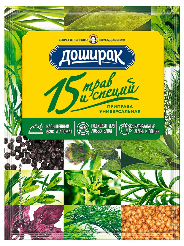 картинка Доширак 15 ТРАВ 75г.приправа от нашего магазина