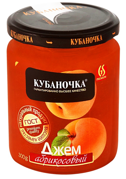 картинка Кубан ДЖЕМ АБРИКОСОВЫЙ 300гр от нашего магазина