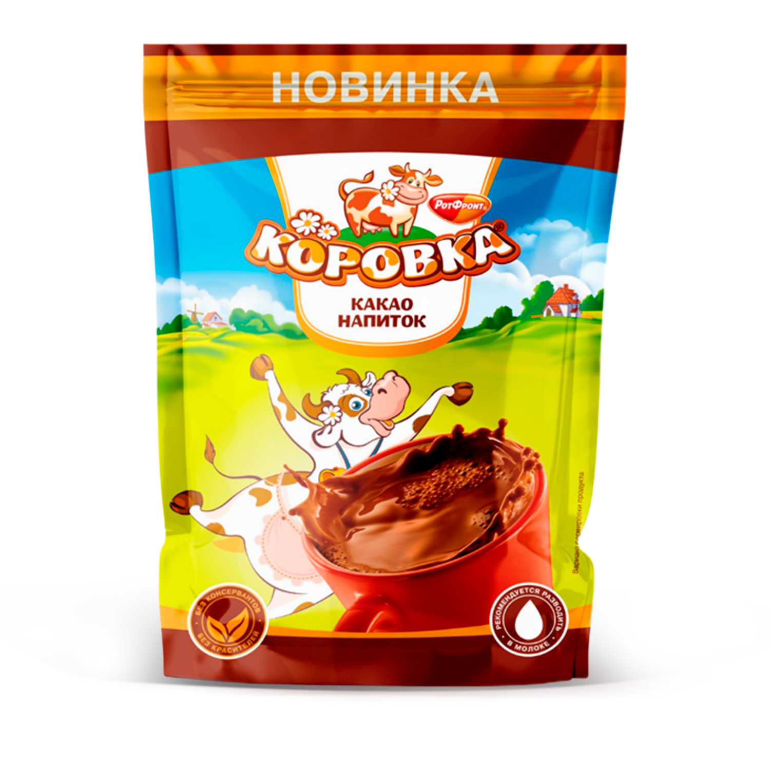 картинка Коровка Какао напиток растворимый 200гр от нашего магазина
